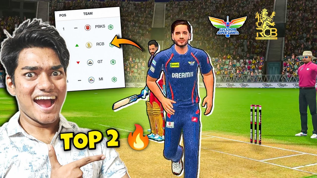 RCB Qualified in TOP 2 😍 - LSG 🆚 RCB - RCPL 25 (REAL CRICKET™ 24)