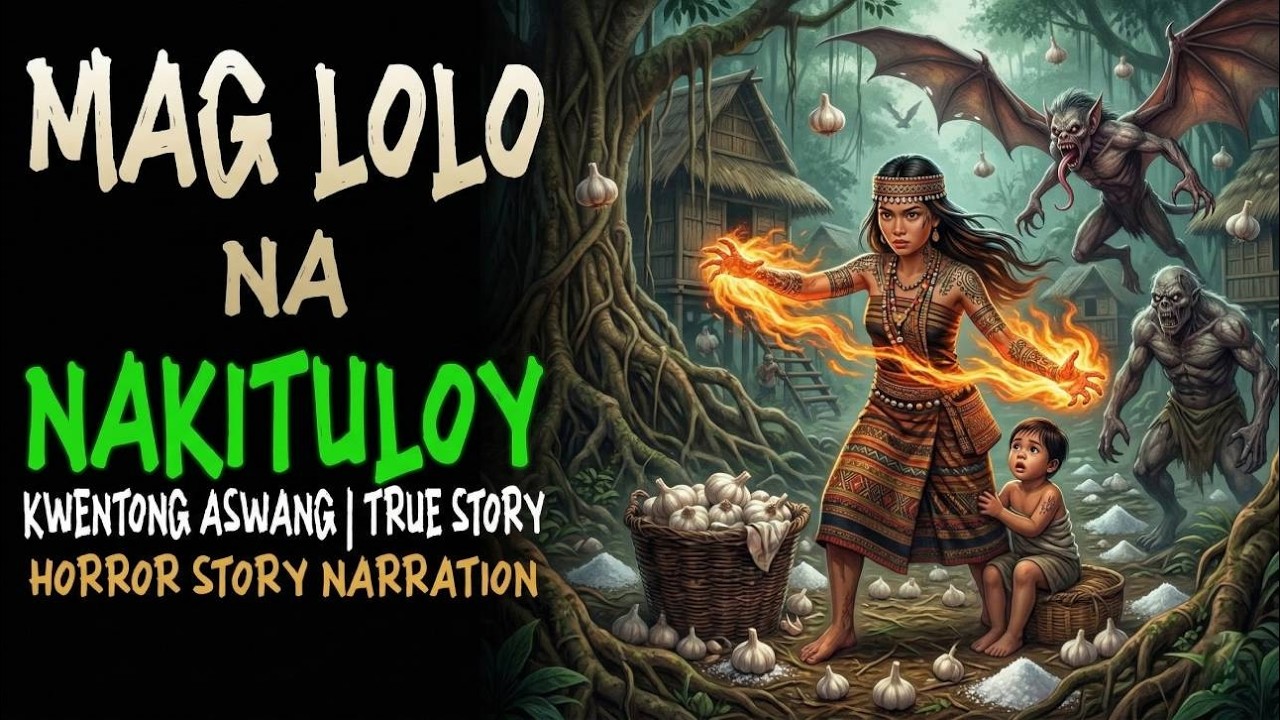 MAG LOLO NA NAKITULOY | Kwentong Aswang | True Story