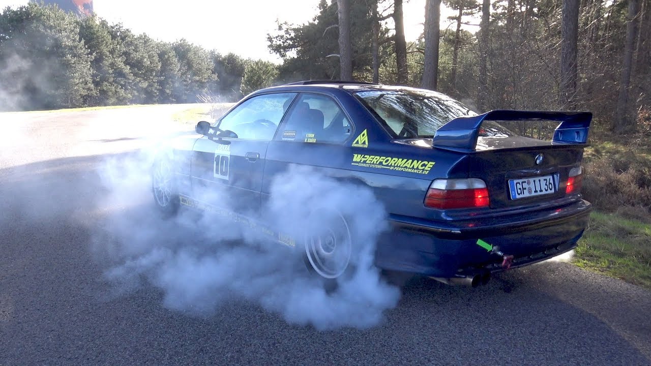 BMW M3 E36 Burnout!