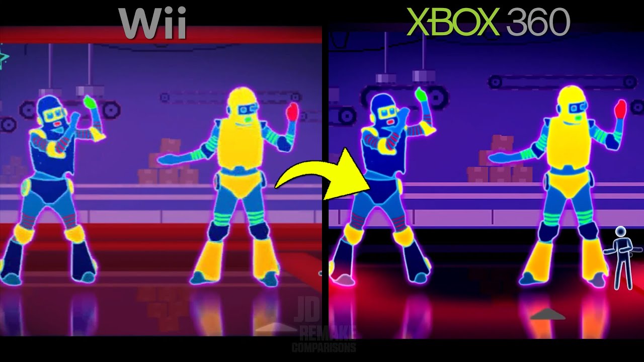 Wii VS Xbox - DA FUNK | JUST DANCE COMPARISON