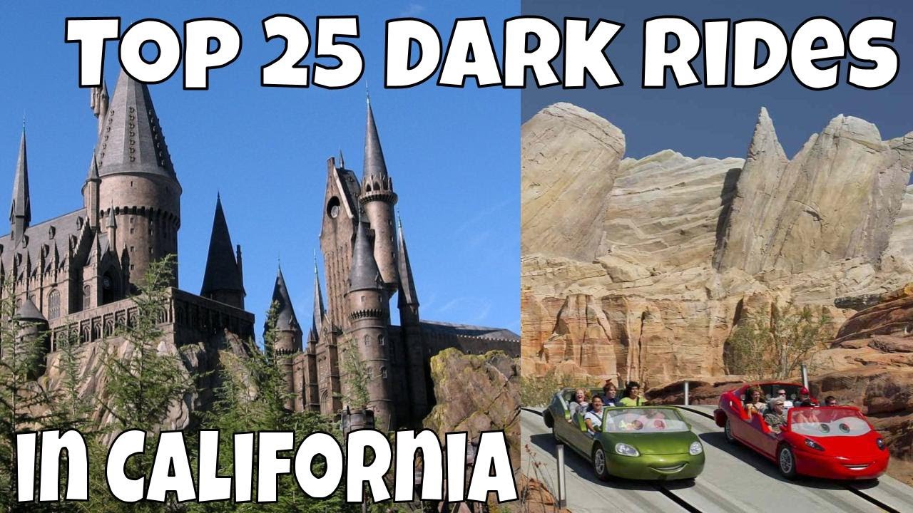 Top 25 BEST Dark Rides in California | Does Disney top the list?