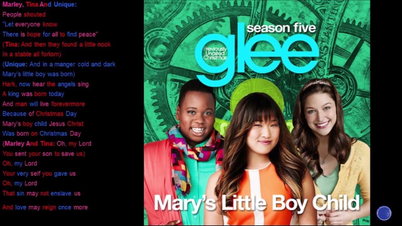 Mary’s Little Boy Child Glee Lyrics