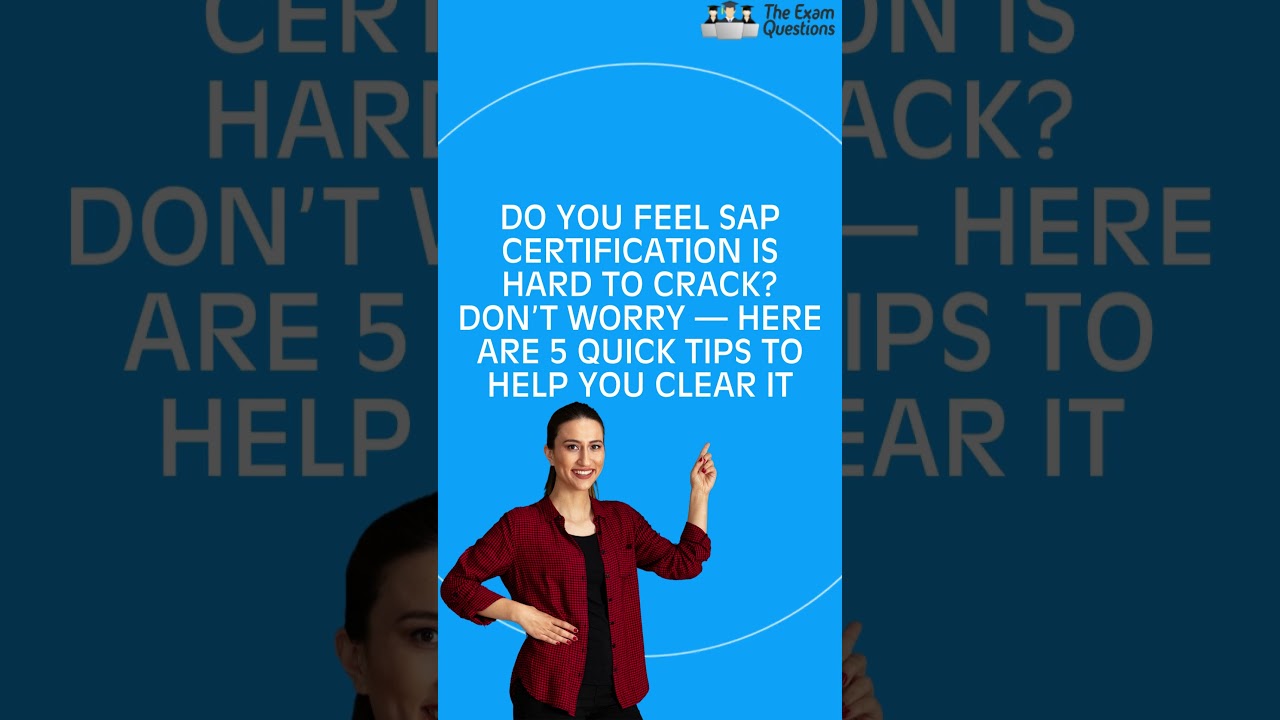 SAP Exam Prep Tips &ndash; How to Crack Your Certification | 5 Proven Strategies #sap #sapcareer