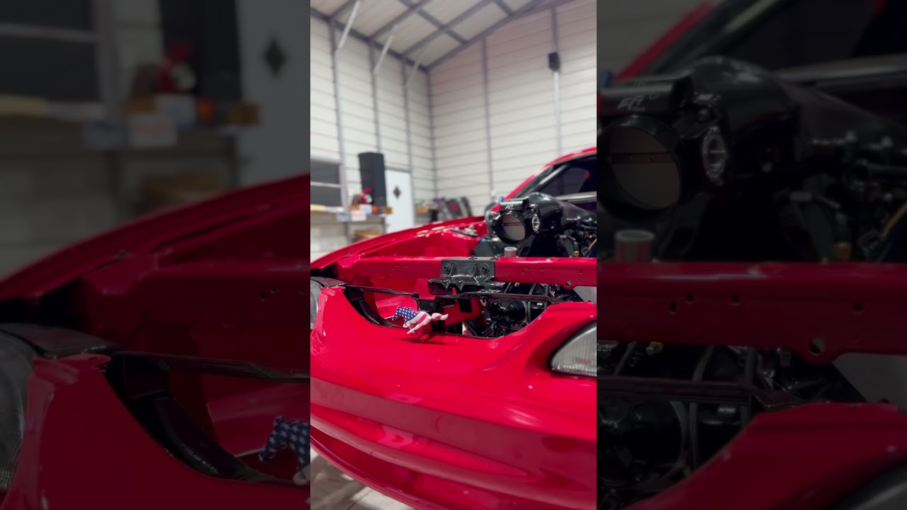 Holley Hi-Ram 😮&zwj;💨🔥 #Ford #Mustang #SN95 #MustangGT #SBF #Turbo #Shorts