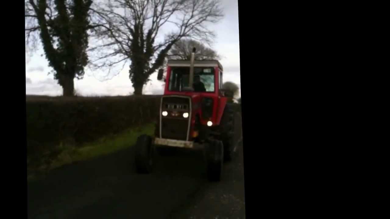 MF 1135 straight piped.