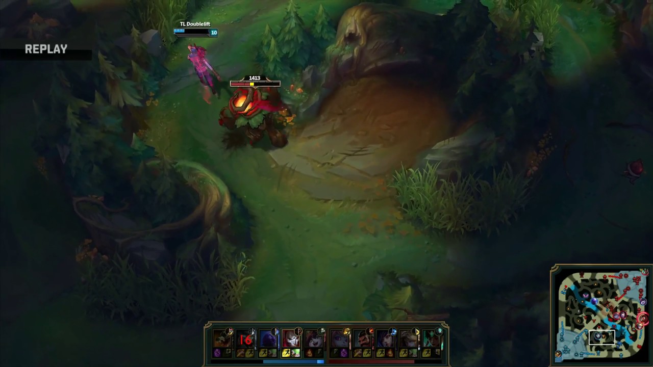 Doublelift vs Red Buff