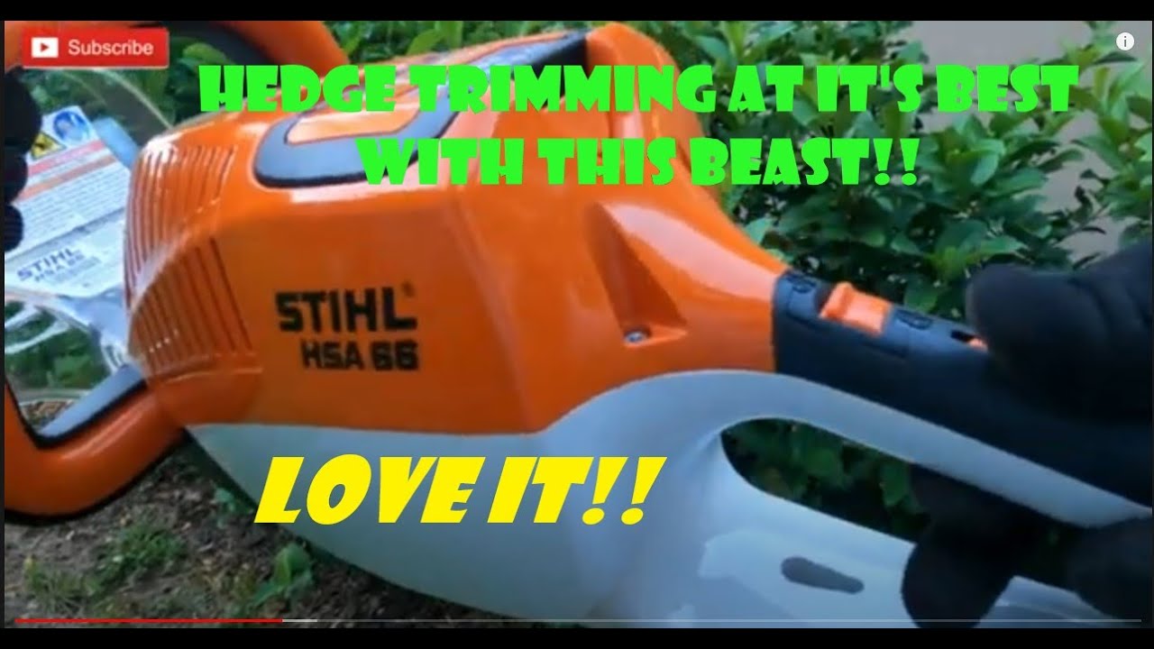 STIHL HSA 66 REVIEW | Hedge Trimming Tips & Tricks 101