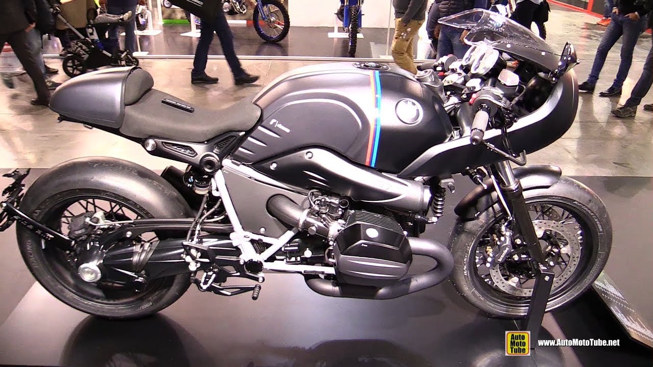 2018 BMW R Nine T Racer Rizoma Customized - Walkaround - 2017 EICMA Milan