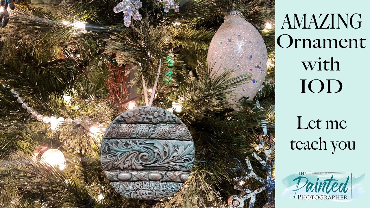 Amazing Ornament with Iron Orchid Design Molds and Clay