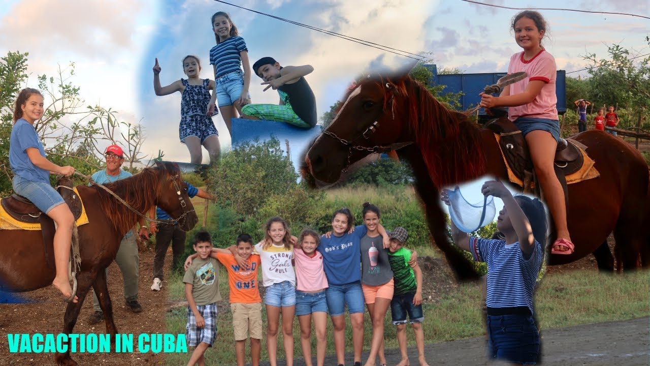 MAKING SLIME IN CUBA🇨🇺| RIDING HORSES  🐎 | VACATION 😉 #384