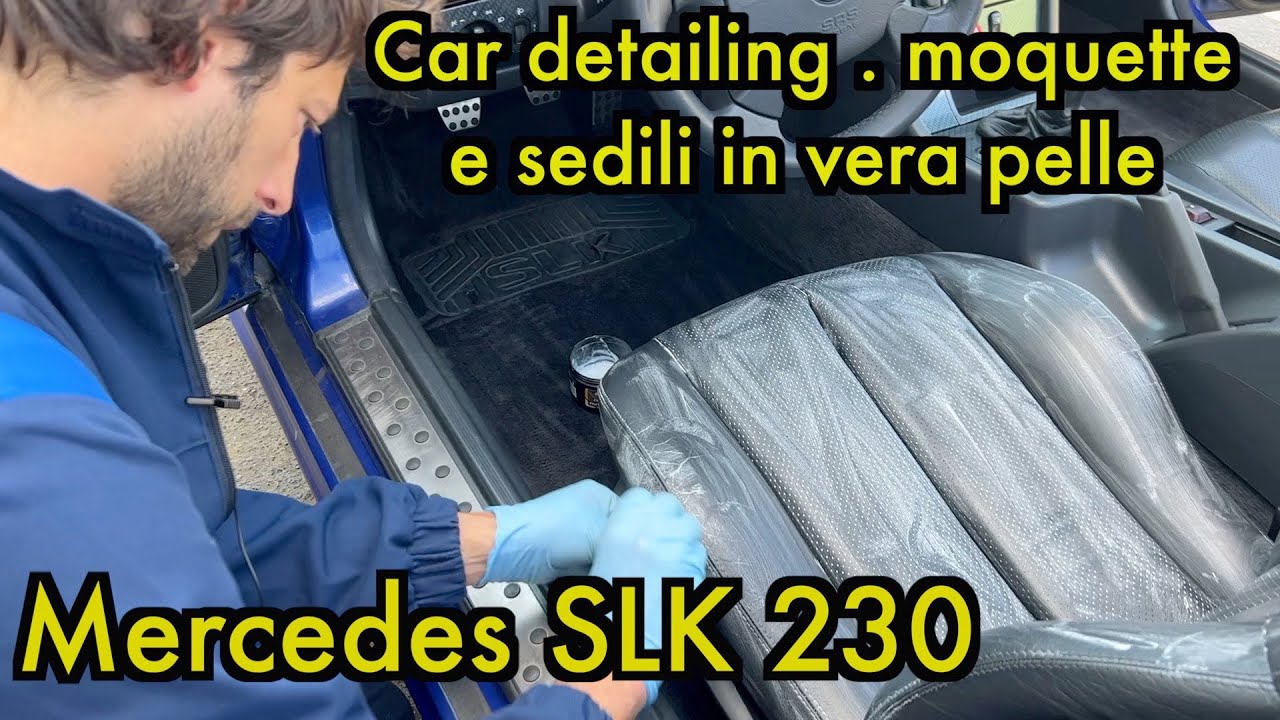 Car detailing - SLK 230 Kompressor - moquette e sedili in vera pelle  - parte 3