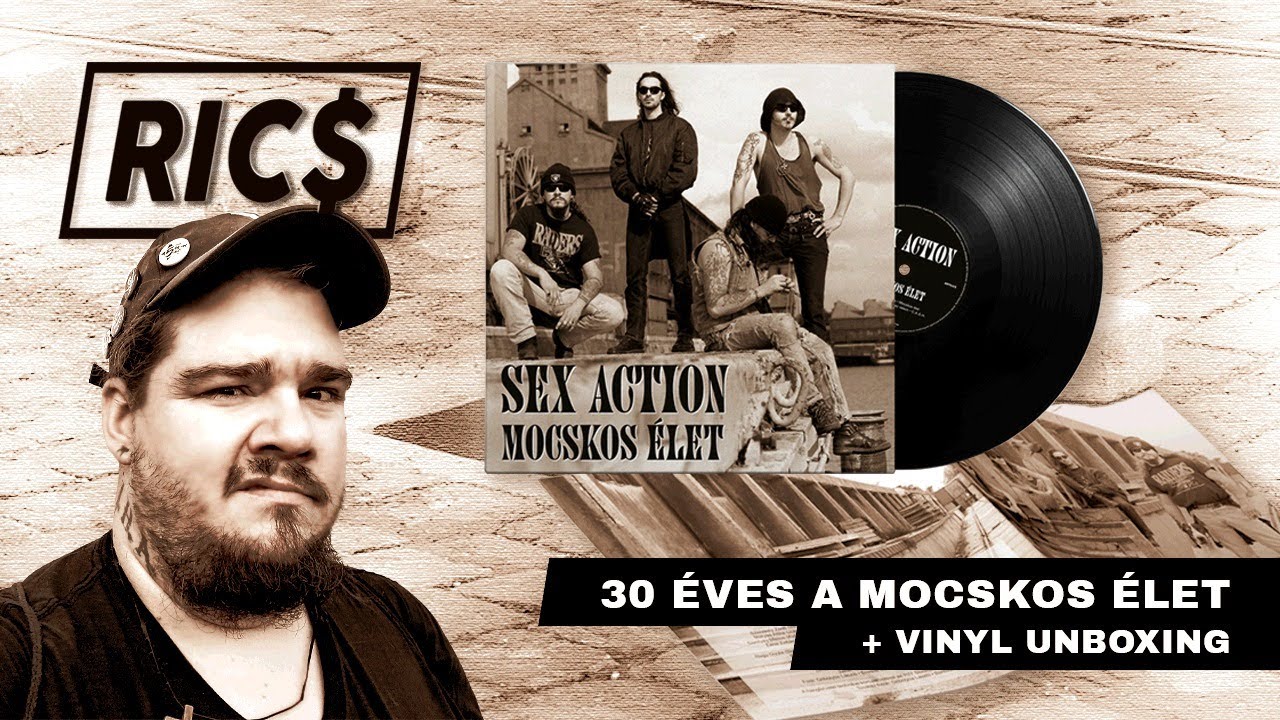 30 éves a hármas Sex Action! Mocskos élet lemezömlengő és vinyl unboxing