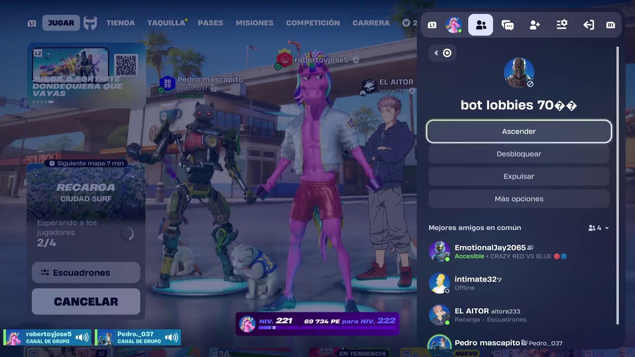 JUGANDO FORTNITE