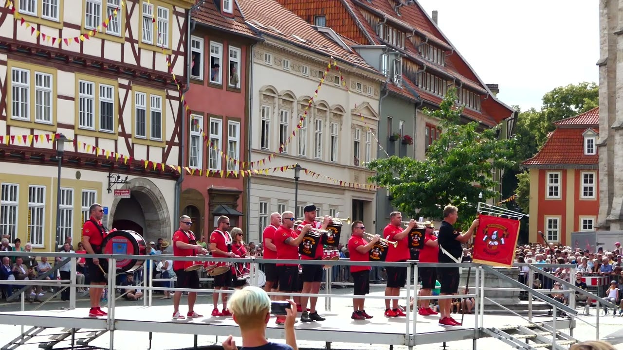 Spieleute Apolda e.V zur 146. Mühlhäuser Stadtkirmes  Musikschau