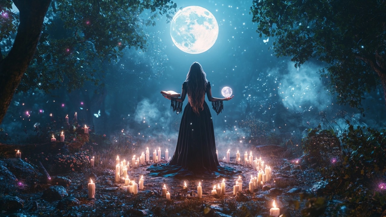 Ritual de Luna Llena 🌕 M&uacute;sica para Hechizos, Manifestaci&oacute;n y Liberaci&oacute;n