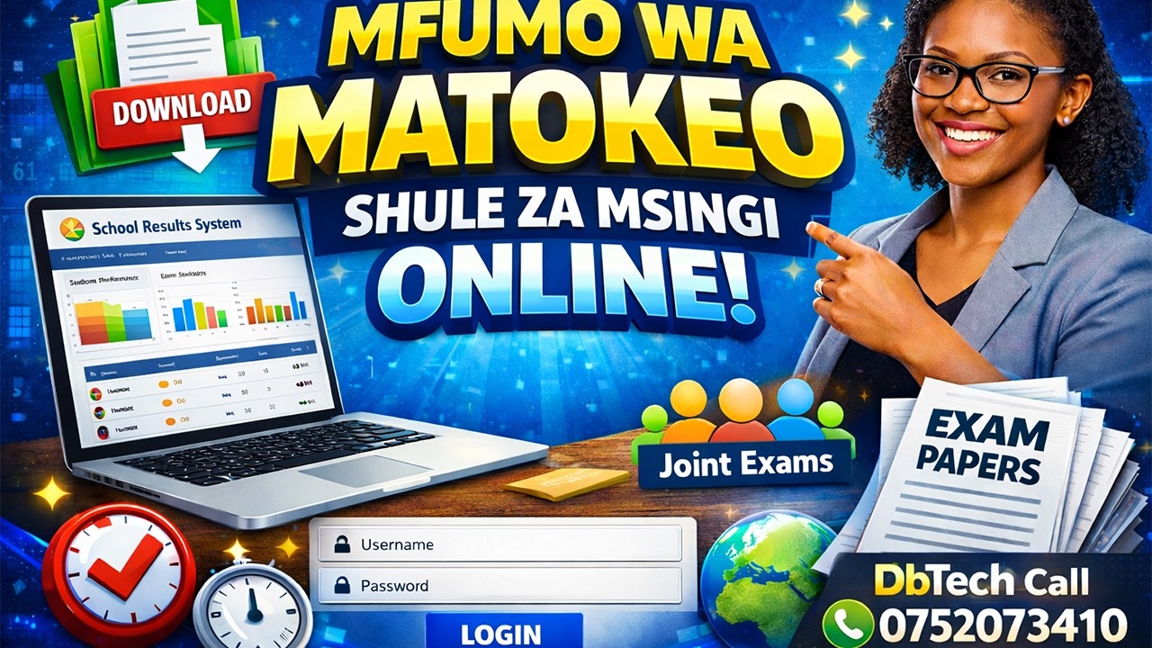 MFUMO WA MATOKEO  ONLINE SHULE ZA MSINGI