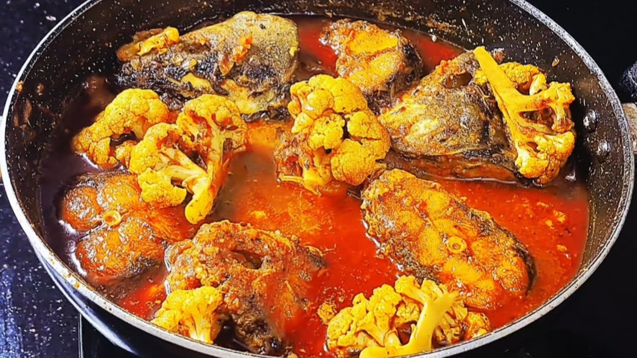 ରୋହୀ ମାଛ ସହିତ ଫୁଲ କୋବି ତରକାରୀର ଯୋଉ ସୁଆଦ ଚାଲନ୍ତୁ ଆପଣଙ୍କୁ ମୁଁ କରି ଖୁଆଇବି || Fish Cauliflower Curry 