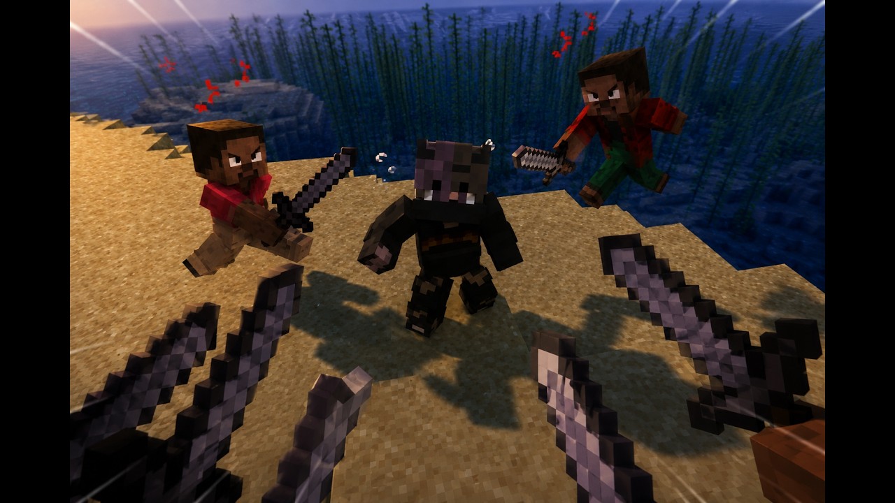 Asi es como Casi me paso minecraft pero mis amigos me intentan matar
