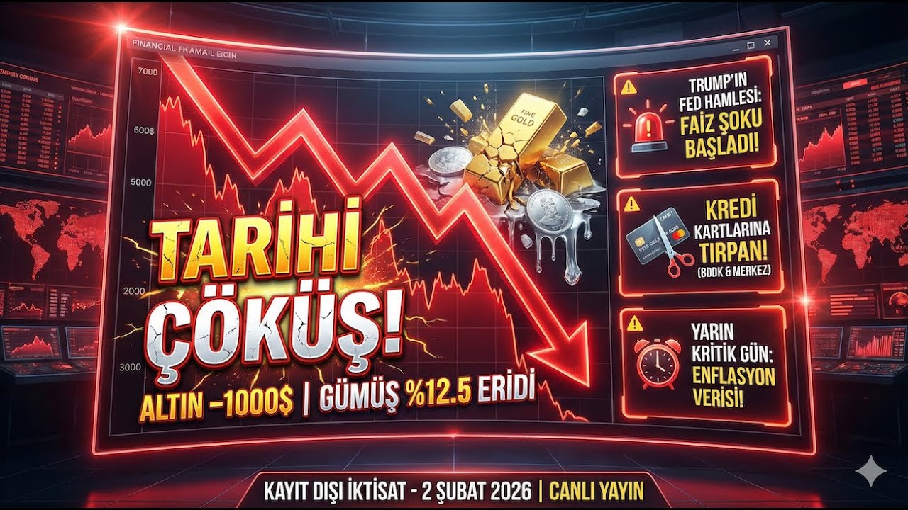 ALTINDA TARİHİ ÇÖKÜŞ! 📉 Kredi Kartı Limitlerine Tırpan Geldi! | 2 Şubat 2026