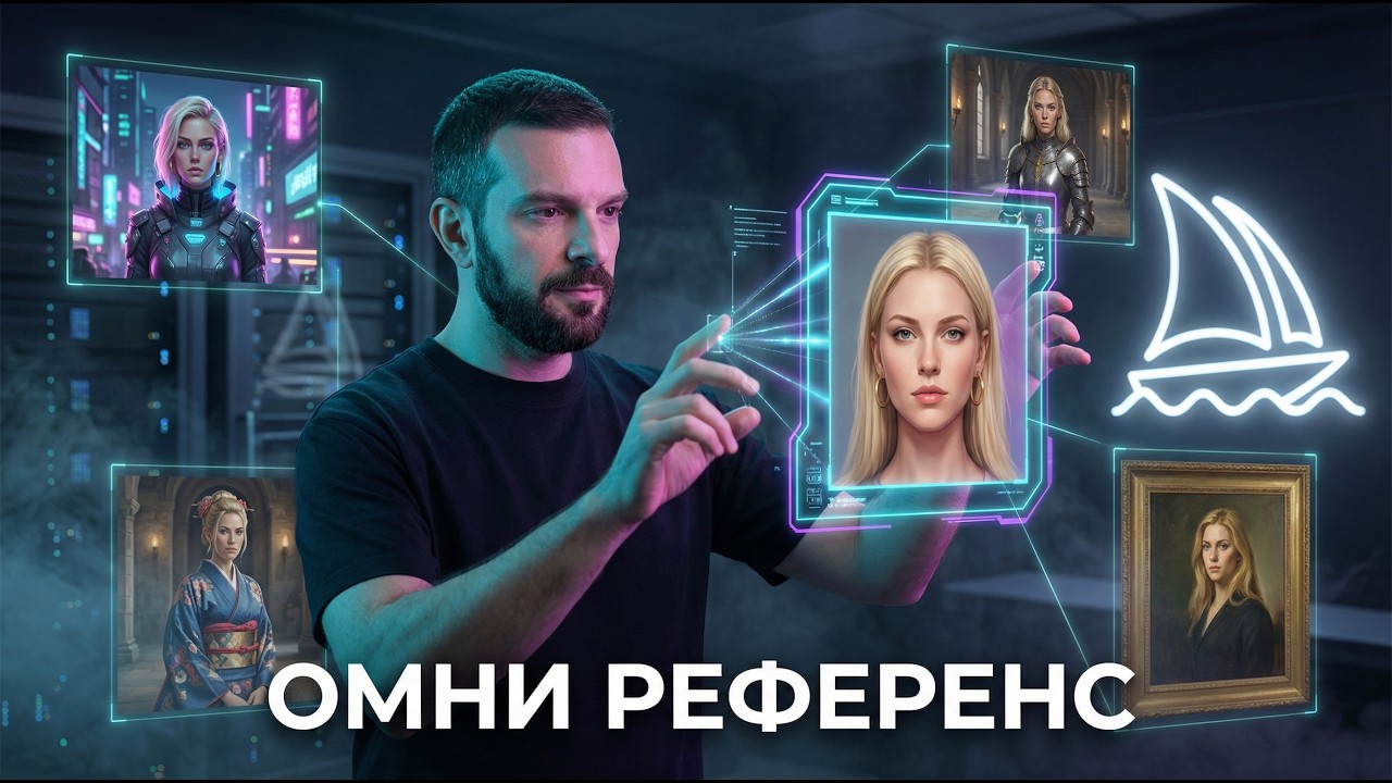 Midjourney V7: Omni Reference | Переносим конкретных персонажей и предметы в генерацию | --OREF