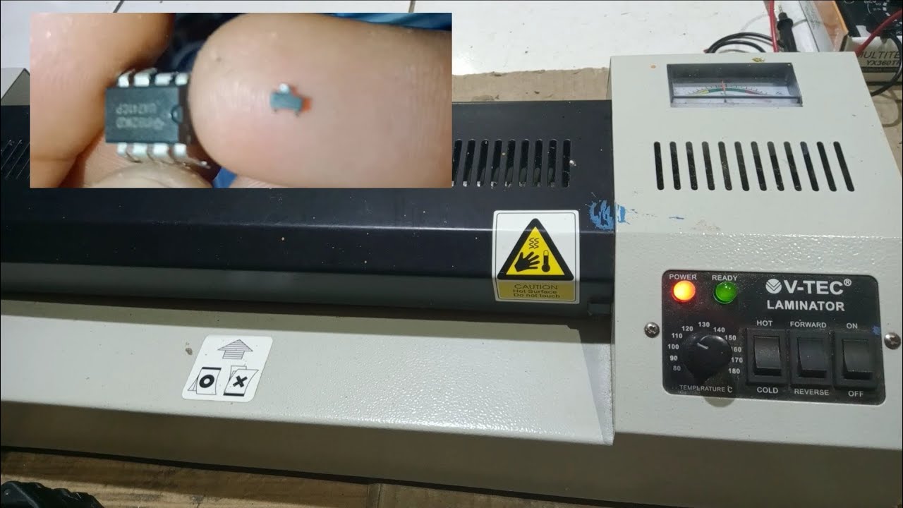LAKUKAN INI !! laminator v-tec 330 NORMAL KEMBALI