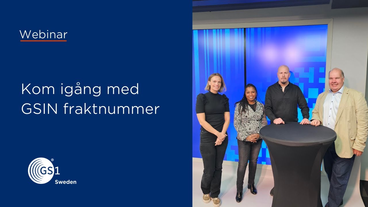 Webinar: Kom igång med GSIN fraktnummer