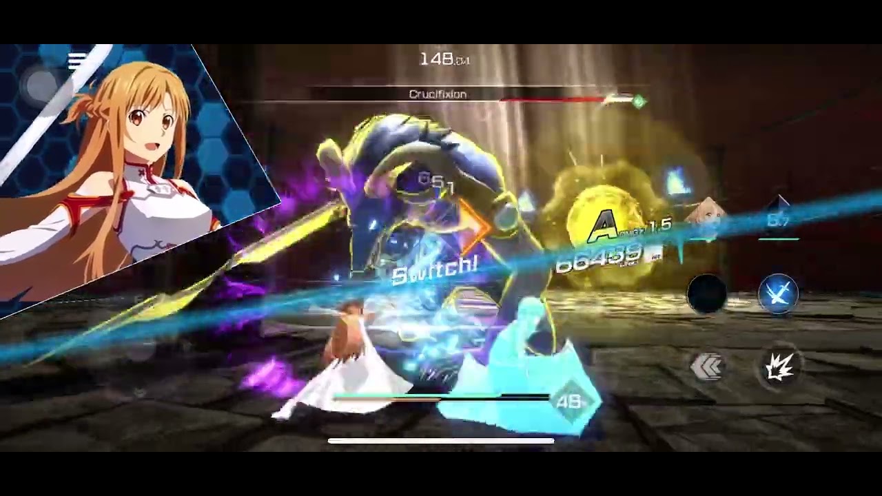 【Sword Art Online Variant Showdown(SAOVS)】Vs The Gleam Eyes (Hard)