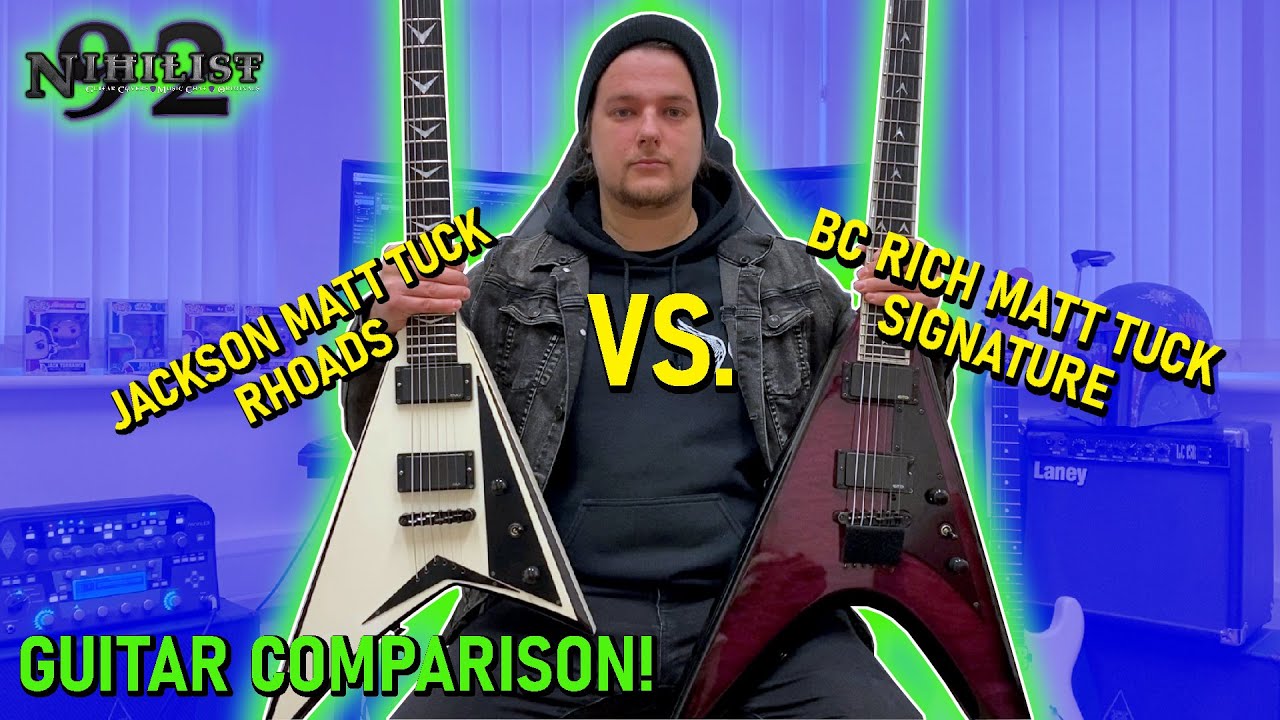 Джексон Мэтт Так Роудс против BC Rich Signature | Сравнение гитар Matt Tuck Signature
