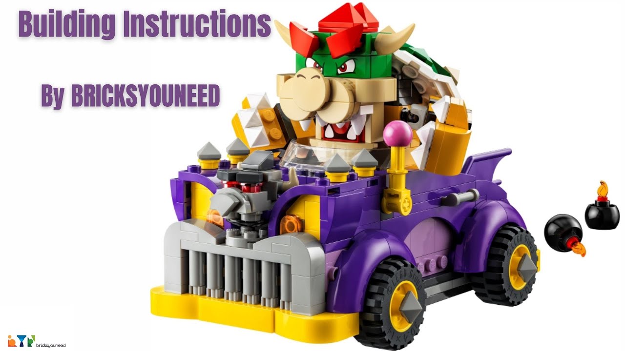 LEGO Super Mario 71431 Bowser's Muscle Car   Expansion Set Building Instructions