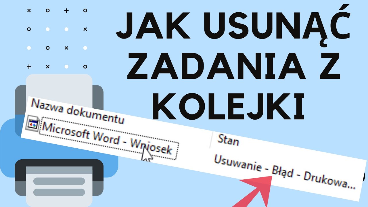 ! CZYTAJ OPIS ! Kolejka wydruku usuwanie | Drukuwanie - Usuwanie - Błąd