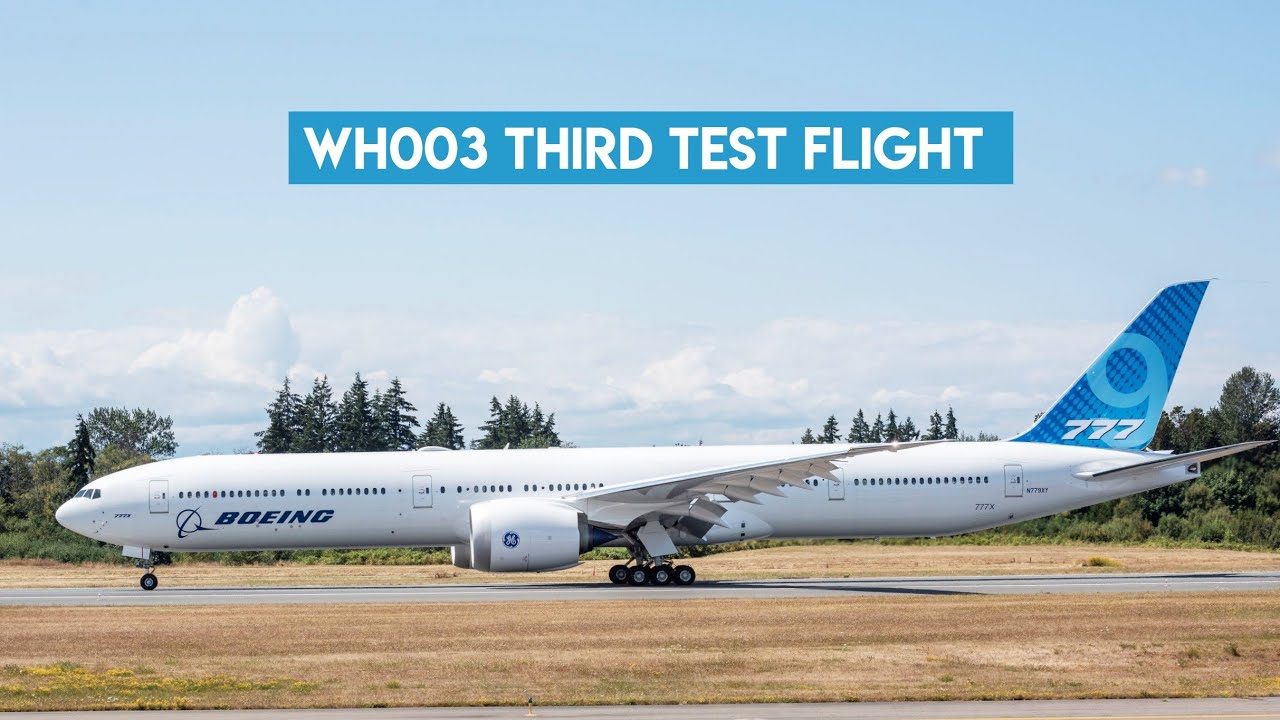 3rd test flight for WH003, N779XY ✈️😍