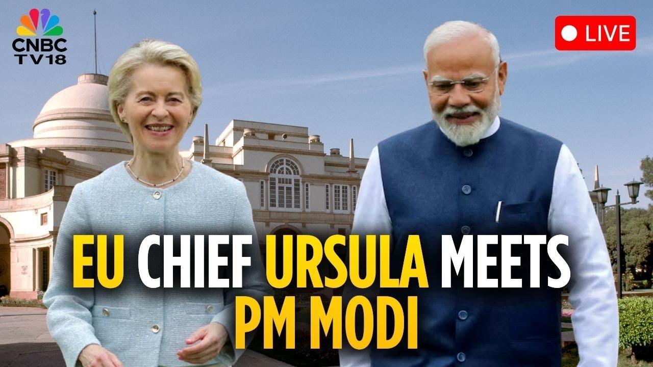 India-EU FTA Announcement LIVE | President of European Commission Ursula Meets PM Modi | N18L