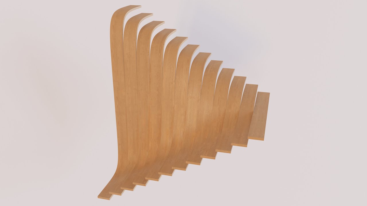 3ds Max Modeling Tutorial: Parametric Stair