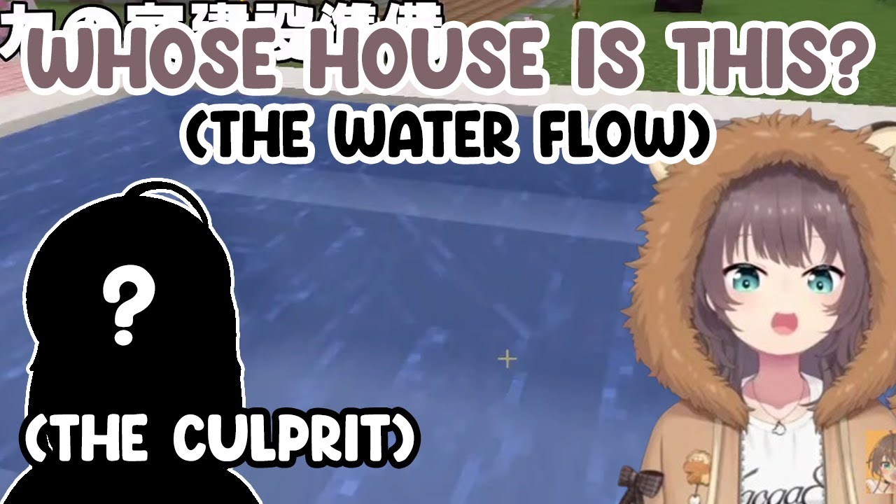 Matsuri Gets Pissed Off by the Water Flow at Nerissa's House and Finds the Real Culprit