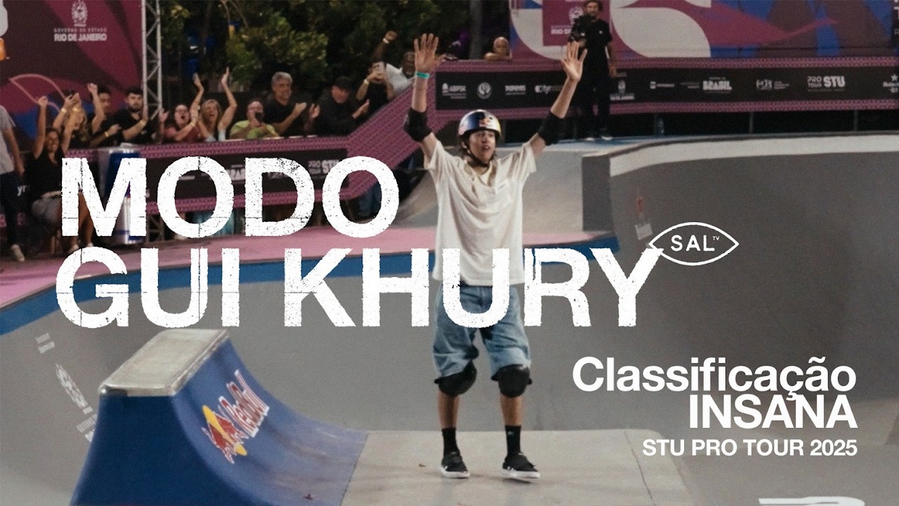A classifica&ccedil;&atilde;o INSANA de Gui Khury no STU Rio