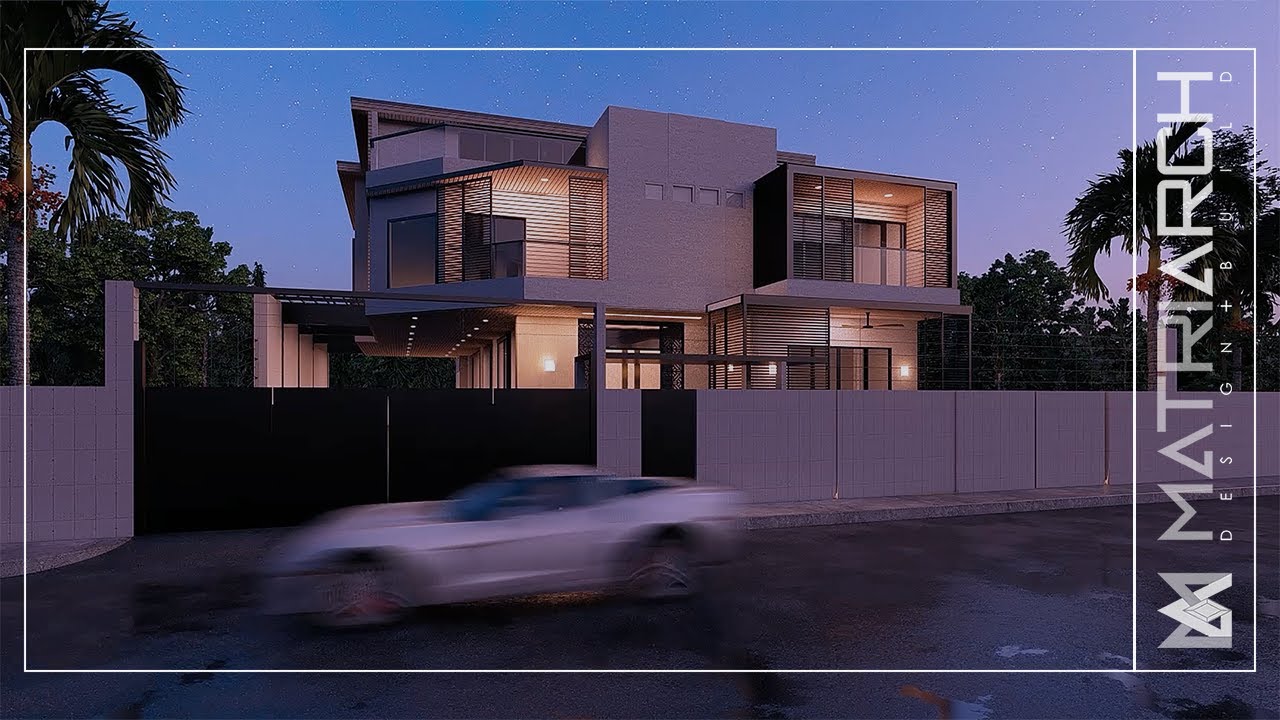 Massive 3-Storey Modern Home Design | 1,400 sqm Residential Project Tour Architectural Animation
