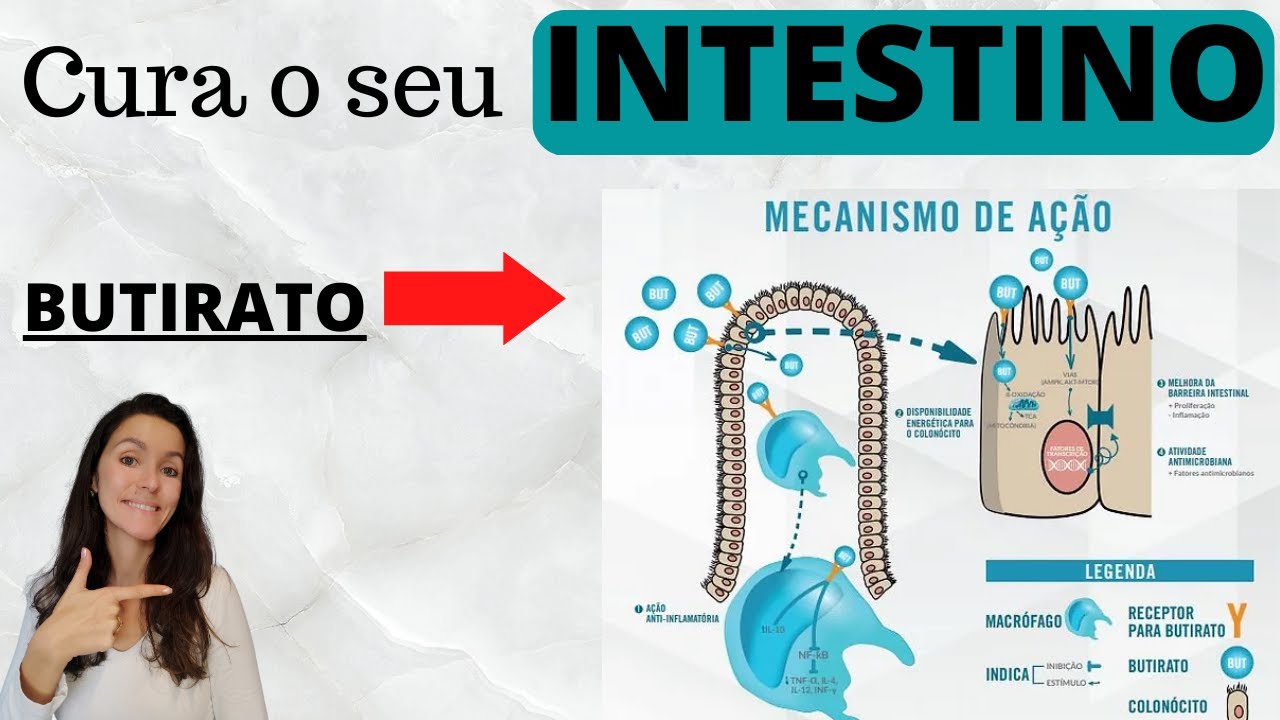 Butirato - Indispensável para a saúde intestinal.