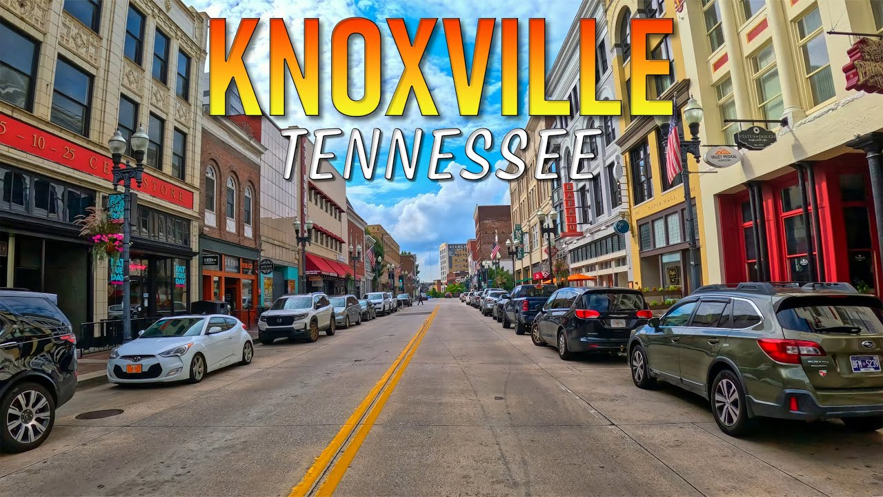 Knoxville Tennessee Driving Through