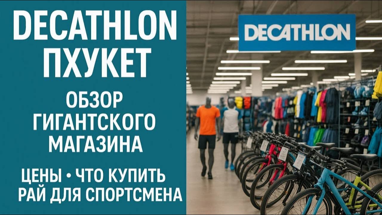 Обзор Decathlon на Пхукете. Выгодный шопинг Пхукет