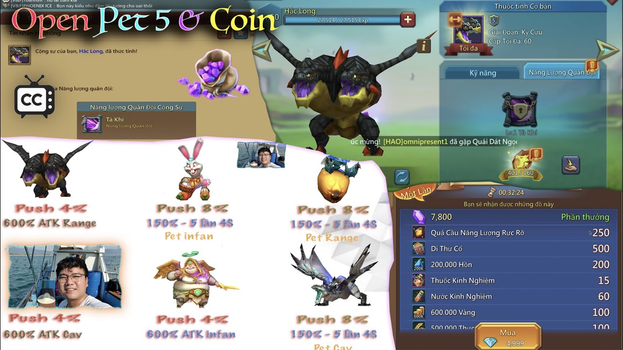 Cộng Sự Pet 5 & Xác Suất Chạy Xu 💔 | Lords Mobile 9DS