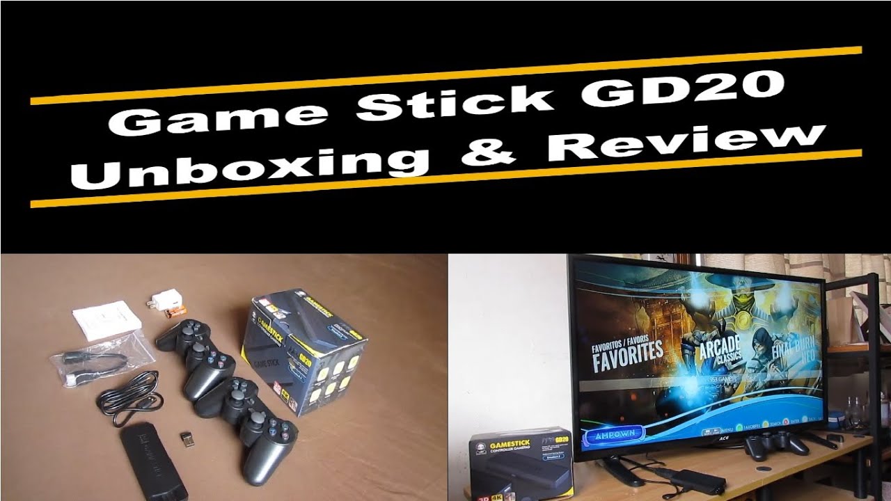 Game Stick GD20 Unboxing and Review