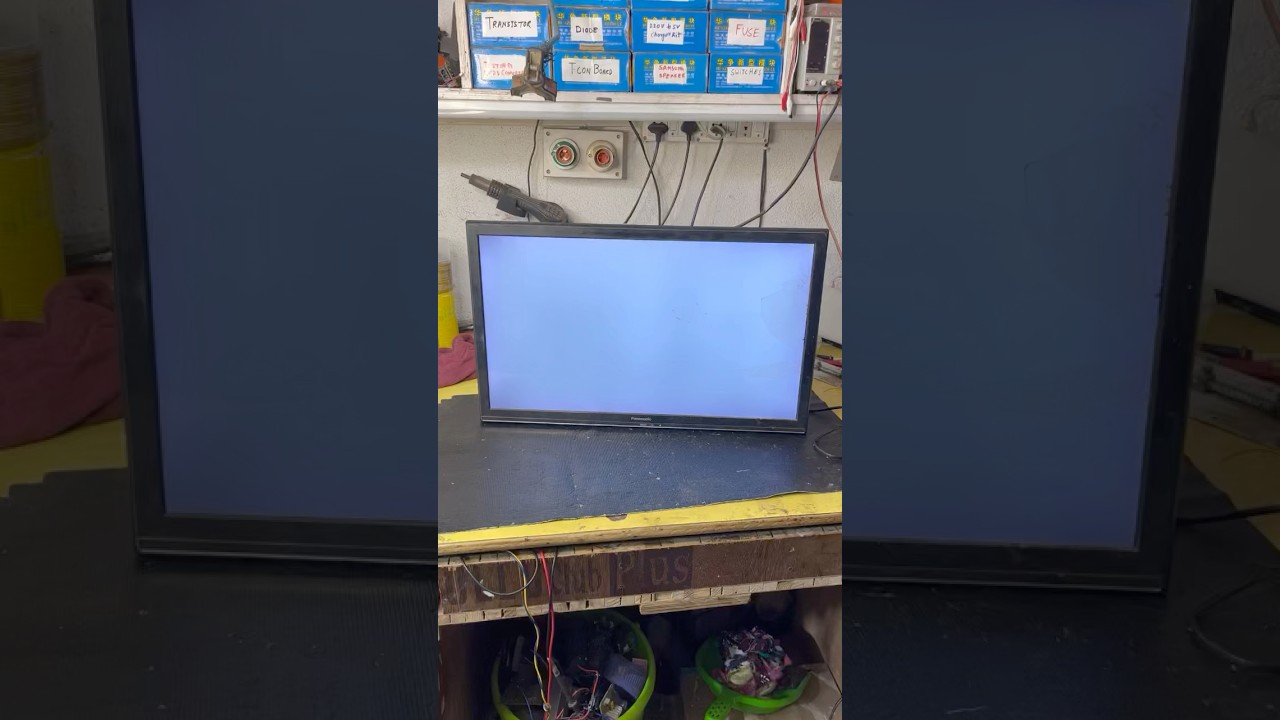 LED TV White Display Problem Fixing By Polariser Replacement