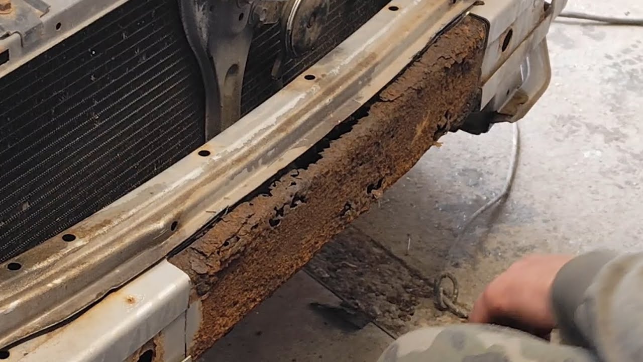 Mindig van rozsda.. l Subaru Impreza lökhárító merevítő javítás 