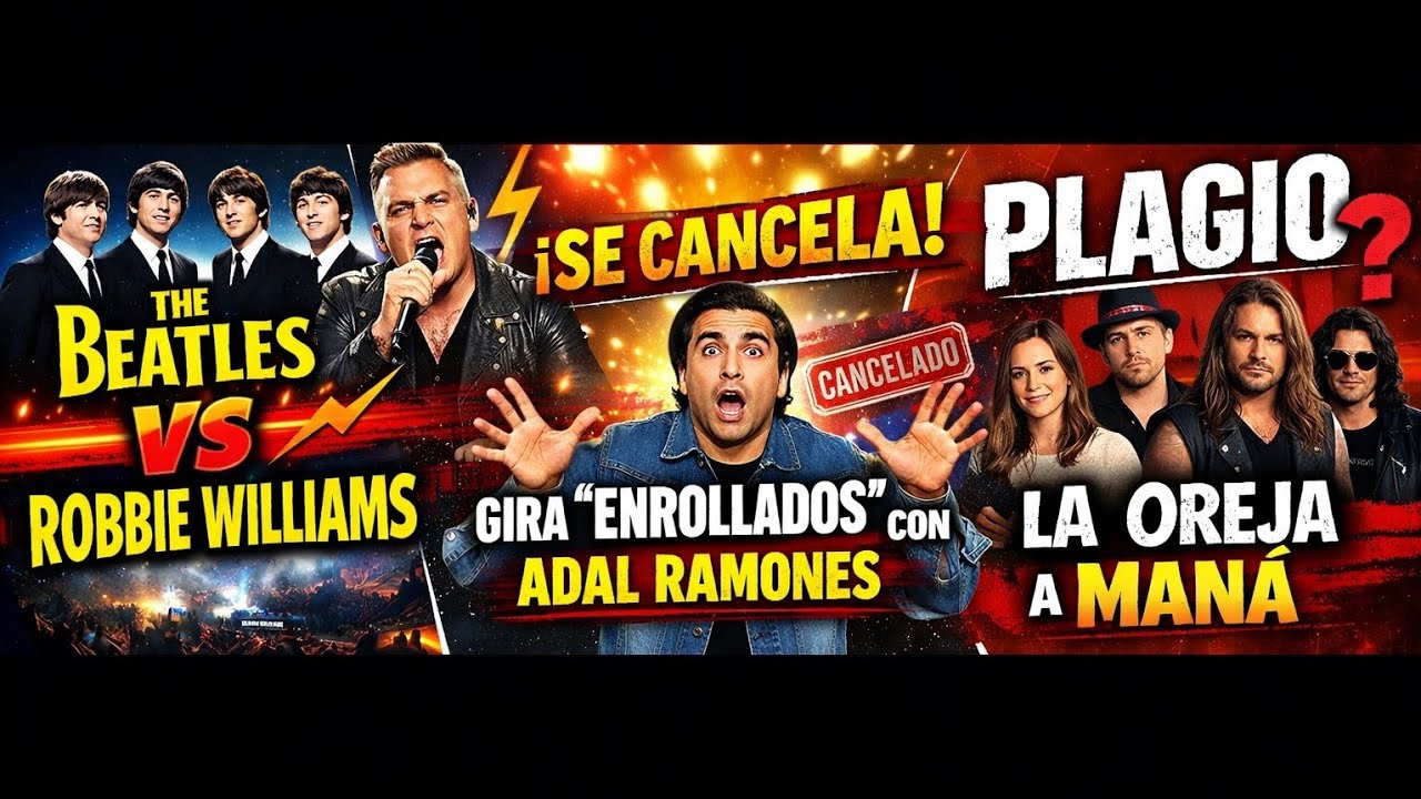 Robbie Williams rompe récords, Adal Ramones y el polémico plagio Oreja vs Maná.