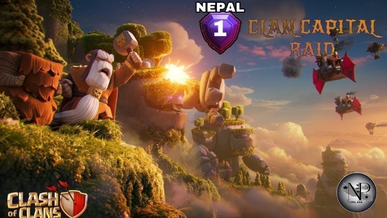 Raid attack hanum Hai Nindra Lagana || Nepal 444 || Clash Of Clan