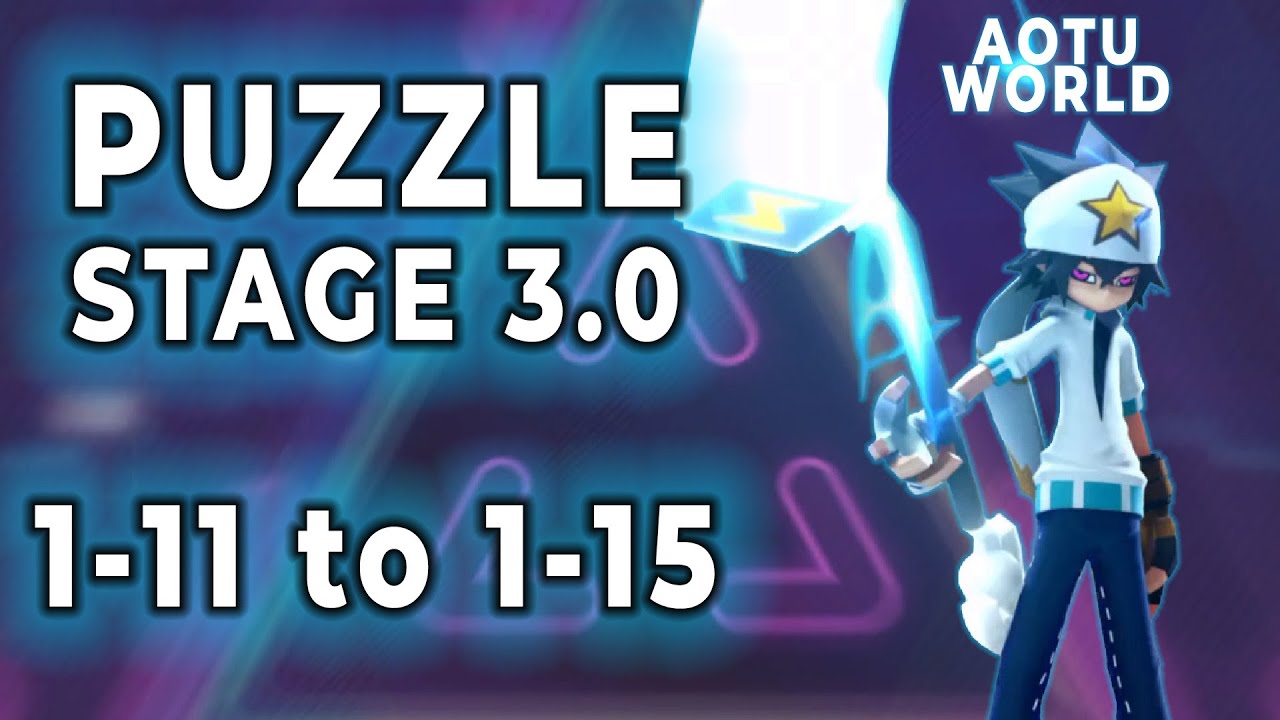 AOTU World - Puzzle Stage 1-11 to 1-15