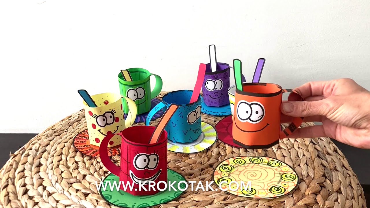 HOW TO MAKE A PAPER TEA CUP