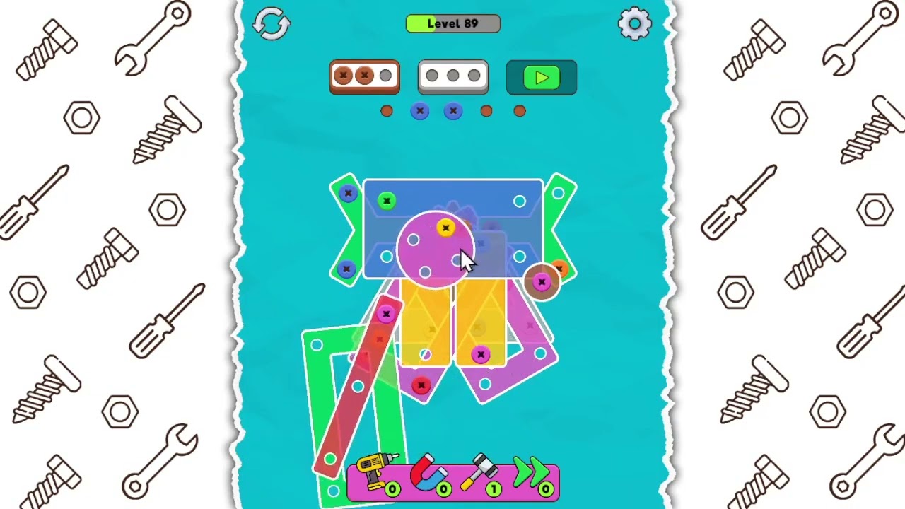Screw Out: Bolts and Nuts - Level 89