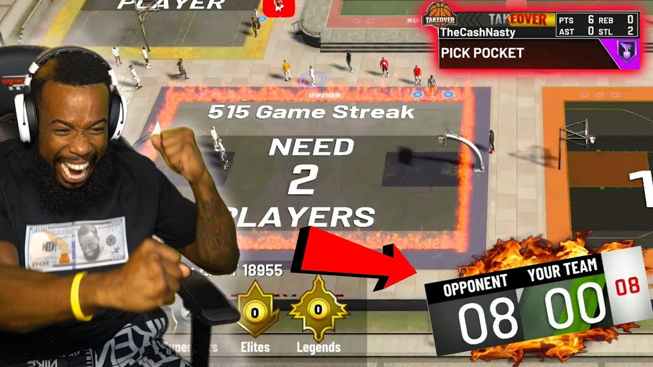BIGGEST COMEBACK ON A HUGE PARK STREAK w/ MAXED BADGE LOCKDOWN! NBA 2K20