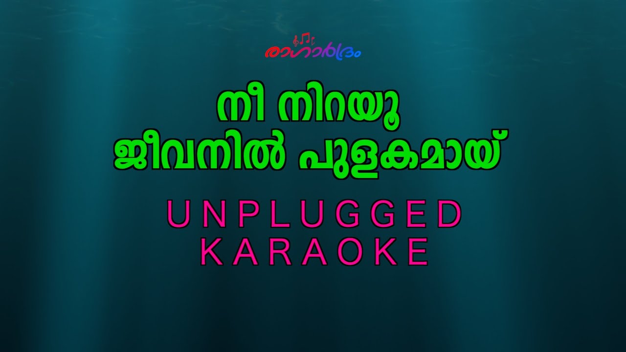 Nee nirayoo Jeevanil  നീ നിറയൂ ജീവനിൽ | unplugged karaoke  | sibychen iritty